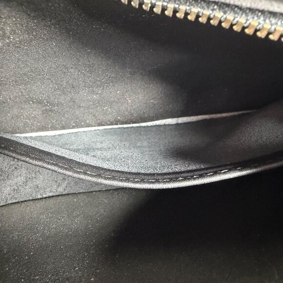 Vintage COACH Black Leather Wendie Swinger Crossbody Purse Bag 9031 + Hang Tag - Picture 13 of 14